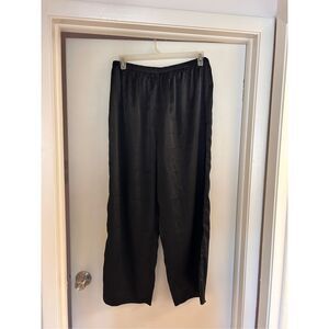 Cacique silkie black pajama pants size 14/16